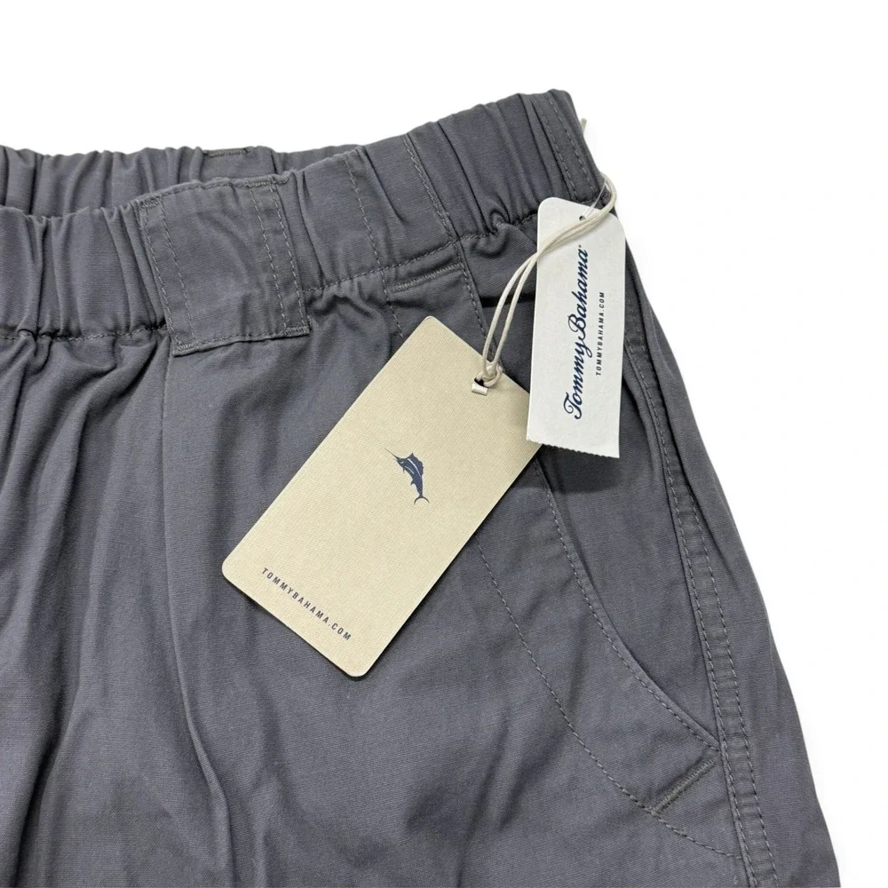 Tommy Bahama Bahama Survivor Cargo Shorts Mens LT Fog Gray NWT Large Tall